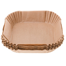 Universālas kvadrāta cepšanas papīra formas gaisa friteriem 100 gab 20×20×4.5 cm AD6732 Adler