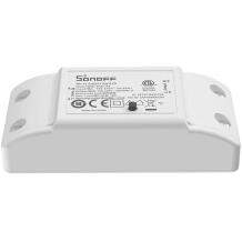 Sonoff nutikas lüliti BASICR4, 100-240V, 3.9cm, 8.8cm, 2.4cm, ESP32, Wi-Fi, eWeLink, valge