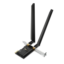 AXE5400 Wi-Fi 6E Bluetooth 5.3 PCIe adapteris, TP-Link, Archer TXE72E, 2.2 × 1.4 × 0.4 in, 2× didelės naudos antenos, IEEE 802.11a/b/g/n/ac/ax