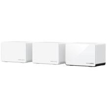 Mercusys HaloH85X mesh sistema MERC-HaloH85X(3-pack), 574 Mbit/s, 2402 Mbit/s, 3x RJ-45, 30 dBmW, 2.4 GHz / 5 GHz