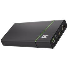 Green Cell Powerbank PowerPlay Ultra PBGC04, 26800 мАч, Li-Ion, Quick Charge 3.0, 128W, 3 устройства, 2xUSB-A, 2xUSB-C