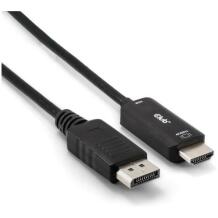 Club3D кабель DisplayPort CAC-1083, 2 м, HDMI Type D (Micro) мужской, 4096 x 2160, 60 Гц, 1 шт