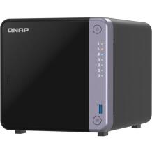 Qnap NAS TS-432X-4G 4-bay, 10GbE, 4 GB DDR4, 1 x SFP+, 2 x 2.5GbE, 2 x USB 3.2, melns