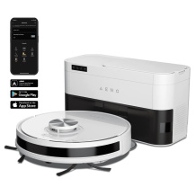 Tark premium-klassi robottolmuimeja tolmukogujaga 2-in-1 puhastus ja tolmupaak 4000Pa 3200mAh aku valge ARC0006S Aeno