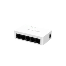 Ruijie RG-ES08G-L | 8-portu 10/100/1000 Mbps Gigabit Slēdzis — 4kV Pārsprieguma Aizsardzība, 16 Gbps, Bez PoE, Balts Dizains