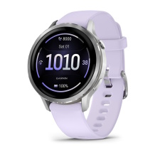 Garmin Venu 4 išmanusis laikrodis sveikatai ir sportui 41mm AMOLED 1.2" 390x390 GPS Wi-Fi jutiklinis ekranas Silver