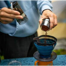 Складной фильтр для кофе Java Drip, GSI OUTDOORS, 0090497794827, Вес: 128г, Размер в сложенном виде: Ø 14 x 2,5 см, Материал: Полипропилен | Нейлон | Без BPA