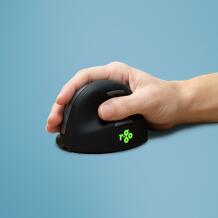R-Go Tools USB optiline hiir HE Break RGOHBRSWLBL, 2400 DPI, 5 nuppu, Bluetooth, aku, ergonoomiline, must