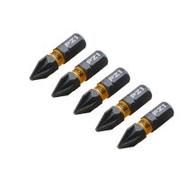 Dewalt skrūvgrieža uzgalis DT7386T-QZ, 25mm, 5 gab., PZ1, Torsion Impact, Blister, ISO 1173, ISO 2351-2