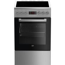 Beko Keraminė viryklė FSM57300GX, 4 zonos, 7 režimai, 55l, A, elektrinė grilio funkcija, lengva valyti