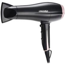 Mesko föön MS 2249, 2000 W, 3 temperatuuri seadistust, must/roosa, kontsentrator, külma õhu funktsioon