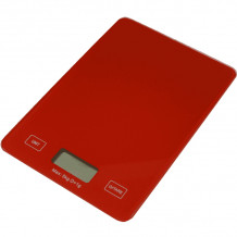 Svari virtuves digitālie 5kg sarkani