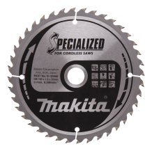 MAKITA T.C.T. Zāģripa B-32960 SPECIALIZED 165X1.6X20mm 18° T40