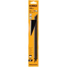Dewalt zobenzāģa asmens DT2451-QZ 300 mm 6 TPI HCS, 2 gab, 4.2 mm zoba solis, melns, cinkots un hromēts