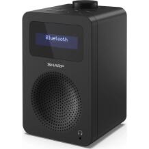 Sharp DAB+ raadio DR-430(BK), 5W, Bluetooth, LCD ekraan, must värv