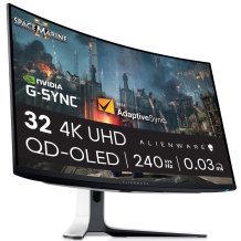 Žaidimų monitorius 31.6″ OLED 4K UHD 240 Hz AW3225QF 3840×2160 0.03 ms 1000 cd m² HDMI×2 USB C DisplayPort Baltas 210 BLLV Dell