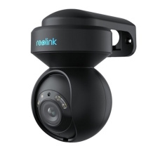 Āra viedā 5MP PTZ WiFi novērošanas kamera ar kustības aktivētiem prožektoriem un divvirzienu audio Melna E540-B WCEO5MP06PTAFB Reolink