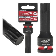 SPLINE smūginė galvutė 1/2" M16 Tvardy T00218-16 CR-MO