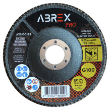 Slīpējamais disks lapiņu 125mm G100 Standard ABREX
