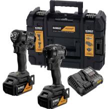 DEWALT Triecienskrūvgriezis DCK2224MP2T-QW, 18 V akumulators, 2 x 5 Ah, 400 Nm griešanas griezes moments