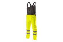 Augstas redzamības lietus bikses, dzeltenas, izmērs L (52), ūdensizturība 2000 mm, HT5K342-L, HOGERT