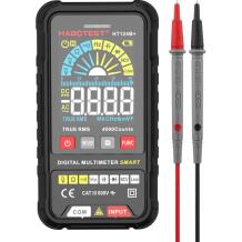 Habotest HT124B+ Skaitmeninis universalus multimetras, 4000 skaičių, 2x1.5V AAA, NCV, Live Test, LED apšvietimas