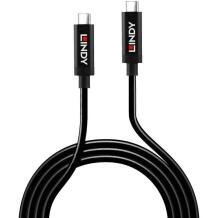 Lindy USB 3.1 C/C kabelis 43308, 5m, datu pārsūtīšana līdz 10Gbps, atbalsta DisplayPort 1.4, 8K 60Hz