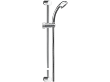 Dušas komplekts ar rokturi, šļūteni 1.5m un stieni, FALA, 75559, hromēts, PVC, regulējams