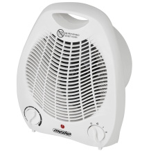 Super efektīvs un kompakts ventilatora sildītājs ar 2 jaudas režīmiem 1000/2000 W balts MS7719 Mesko