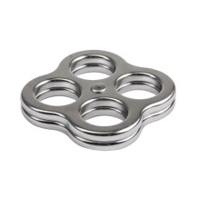 Varustuseplaat Maggi Rig, EDELRID, 4052285381097, Kande: 35kN, Sertifikaat: CNB/P 11.114 PfE, Materjal: Roostevaba teras, Aukude läbimõõt: 20mm