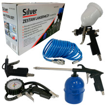 Pneimatisko instrumentu komplekts  5gab.; 10511 SILVER