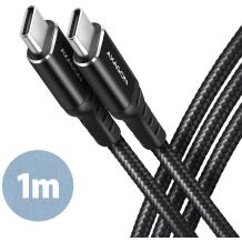 Axagon кабель USB-C на USB-C 1м 60W 3A черный BUCM-CM10AB