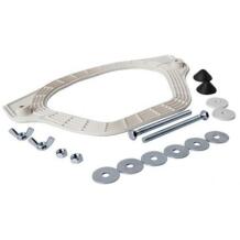 Cersanit Ühenduselement K99-0008 6623848, kruvid, tihend, metall, plastmass, EKO WC iste