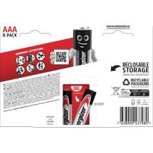 Energizer Akud MAX AAA 437987, 1.5V, 8 tk, Alkaline, 10 aastat, kõrge lekke vastupidavus
