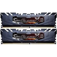 G.Skill Flare X F4-3200C16D-16GFX, 16 GB, DDR4, 3200 MHz, 1.35 V, 2 x 8 GB, CL16, nebuferinis, šilumos sklaidytuvas