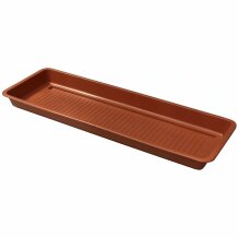 Vodar Балконный ящик 4721357, 800mm, 170mm, 50mm, прямоугольный, коричневый, пластик