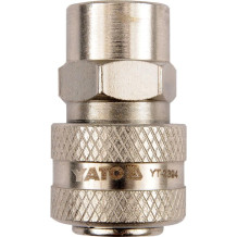 Пневматический быстроразъёмный соединитель 3/8″ (S) × 1/4″ (S) внутренняя резьба YT-2394 Yato