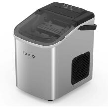 Lovio Ledus ģenerators LVIM001SL, 10kg/24h, 1.1L, 0.4kg, Sudrabs, Nerūsējošais tērauds, Automātiska tīrīšana, LED indikatori