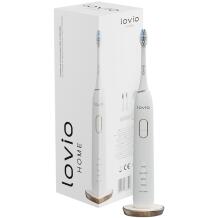 Lovio Elektriskā zobu birste LVTB124WH, 5 režīmi, 5 uzgaļi, IPX8, spiediena sensors, induktīvā uzlāde