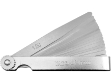 Vārstu spraugu mērītājs 100x10mm, 0.02-1.00mm (17gab.) YT-7220 YATO