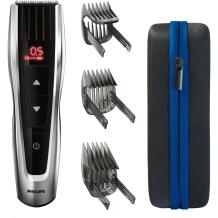 Philips машинка для стрижки HC9420/15 60 настроек длины, 0.5-42 мм, 120 мин работы, 3 насадки, память, моющаяся