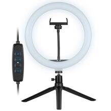 Tracer Žiedinė Lampa TRAOSW46747, 10W, 600-1300lm, 120 LED, 3 spalvų temperatūros, 30 apšvietimo variantų