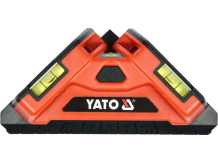 Krustlīniju lāzera līmeņrādis 3V 10m sarkanas līnijas YT-30410 YATO