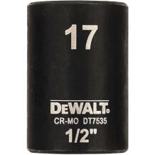 Dewalt triecienmuciņa DT7535-QZ 17mm, 1/2 collu, 6 punktu, Hroms-molibdēns, 0.11kg, Krāsu kodēta