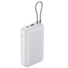 Kompakts ārējais uzlādes akumulators ar ātrās uzlādes funkciju 20000 mAh 22,5 W USB-C PD / USB 2.0 Gaiši pelēks BHR9738GL Xiaomi