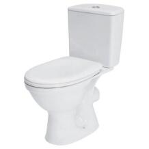 Cersanit WC-pott Merida 011 3252258, 625mm, 6l, horisontaalne väljalaskeava, polüpropüleenist kaas, metallkinnitused
