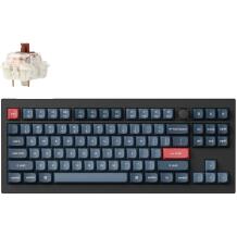 Keychron V3M-D3 klaviatuur, RGB LED, 2.4 GHz, Bluetooth 5.1, PBT klahvid, 4000 mAh aku, 55 g vajutuse jõud, 1000 Hz