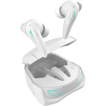 White Shark Belaidės ausinės TITAN-W, 32Ω, 10mm, 3h įkrovimas, ANC, ENC, Bluetooth 5.3, 121dB, 7h veikimo laikas