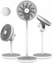 Cecotec EnergySilence 2600 Sunflower Portable Battery-powered fan | Stand Fan | Diameter 33 cm | Number of speeds 12 | Oscillation | 22 W | Remote control
