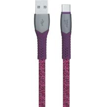 Rivacase USB-C kuni USB2 kaabel PS6102RD12, 1.2m, punane, 480Mbps, 5000+ painutustsüklit